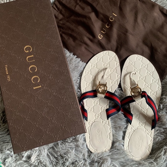 gucci thong web sandal